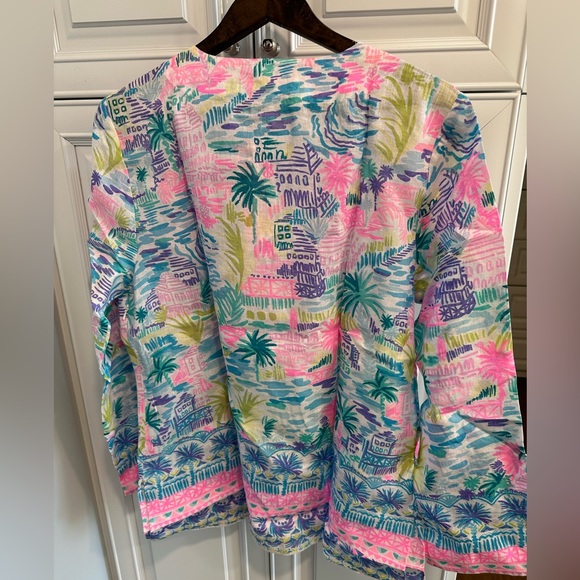 Lilly Linen Tunic top - Picture 3 of 3